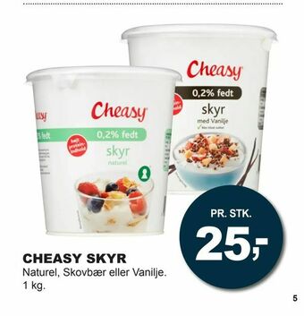 Let-Køb Cheasy skyr tilbud