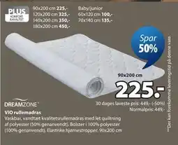 JYSK VIO rullemadras tilbud