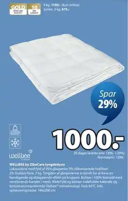 JYSK WELLBEE by ZiboCare tyngdedyne tilbud