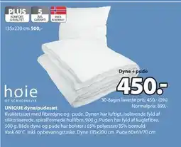 JYSK UNIQUE dyne/pudesæt tilbud