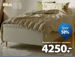 JYSK HORSLA + BRYA boxmadras tilbud