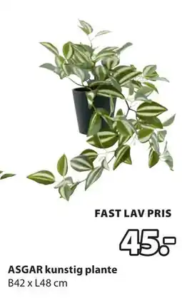 JYSK ASGAR kunstig plante tilbud