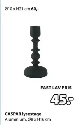 JYSK CASPAR lysestage tilbud