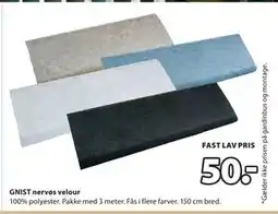 JYSK GNIST nervøs velour tilbud
