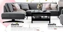 Daells Bolighus SOFA MED OPEN END tilbud