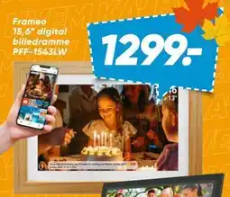 Bilka Frameo 15,6” digital billedramme PFF-1543LW tilbud
