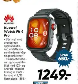 Bilka Huawei Watch Fit 4 Pro tilbud