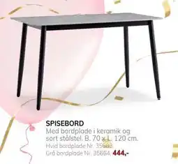 Daells Bolighus SPISEBORD tilbud