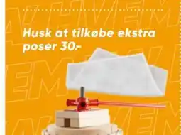 Bilka Husk at tilkøbe ekstra poser tilbud