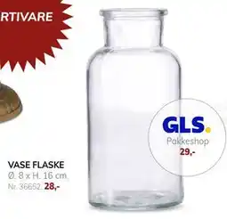 Daells Bolighus VASE FLASKE tilbud