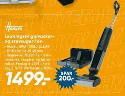 Bilka Ledningsfri gulvasker- og støvsuger i én tilbud