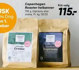 Bilka Copenhagen Roaster helbønner tilbud