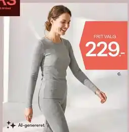 Bilka Top med lange ærmer eller leggings tilbud