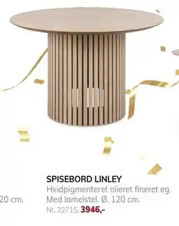 Daells Bolighus SPISEBORD LINLEY tilbud