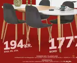 Daells Bolighus SPISEBORDSSTOL tilbud