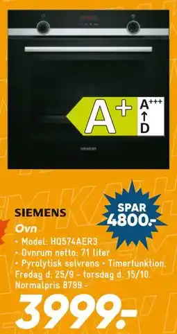 Bilka Siemens Ovn tilbud