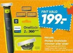 Bilka Philips Oneblade trimmer eller skær tilbud