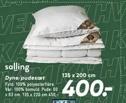 Bilka Dyne/pudesæt tilbud