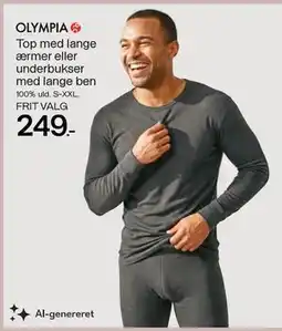 Bilka Top med lange ærmer eller underbukser med lange ben tilbud