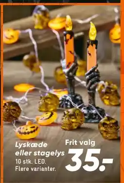 Bilka Lyskæde eller stagelys tilbud