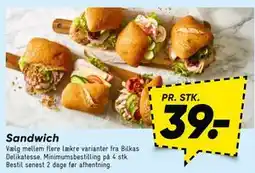 Bilka Sandwich tilbud