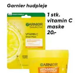 Bilka Garnier vitamin C maske tilbud