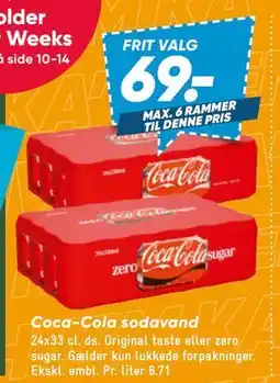 Bilka Coca-Cola sodavand tilbud