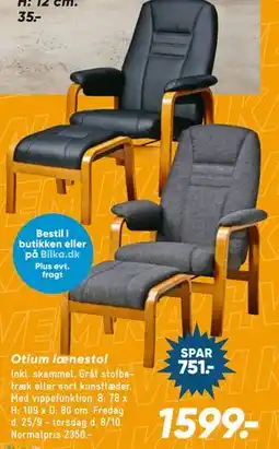 Bilka Otium lænestol tilbud