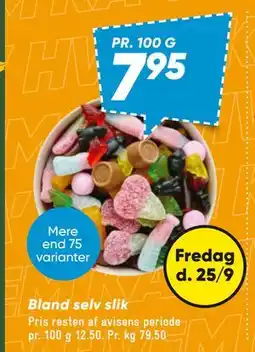 Bilka Bland selv slik tilbud