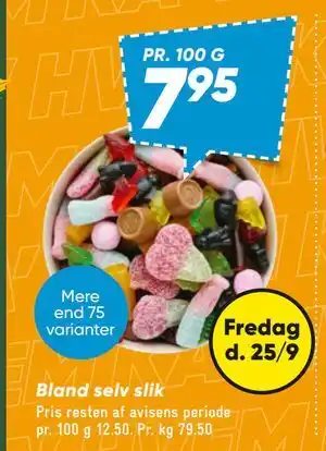 Bilka Bland selv slik tilbud