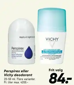 Bilka Perspirex eller Vichy deodorant tilbud