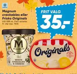 Bilka Magnum crackables eller Frisko Originals tilbud