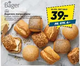 Bilka Bagerens morgenmenu tilbud