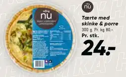 Bilka Tærte med skinke & porre tilbud