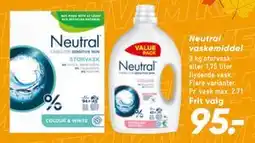 Bilka Neutral vaskemiddel tilbud