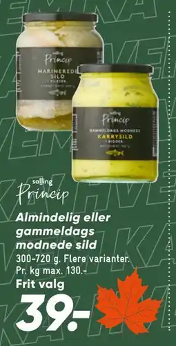 Bilka Almindelig eller gammeldags modnede sild tilbud