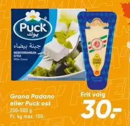 Bilka Grana Padano eller Puck ost tilbud