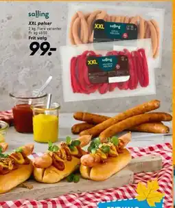 Bilka XXL pølser tilbud