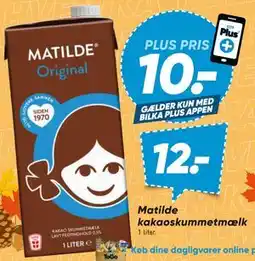 Bilka Matilde kakaoskummetmælk tilbud