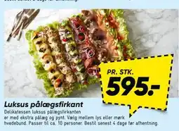Bilka Luksus pålægsfirkant tilbud