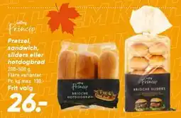 Bilka Pretzel, sandwich, sliders eller hotdogbrød tilbud