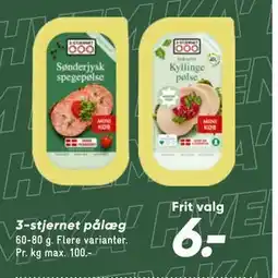 Bilka 3-stjernet pålæg tilbud