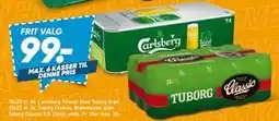 Bilka Carlsberg Pilsner eller Tuborg Grøn tilbud