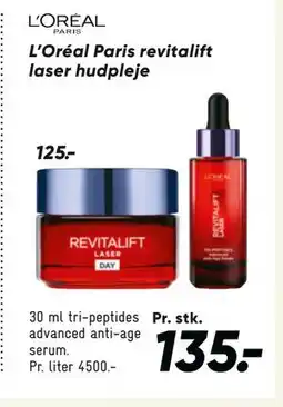 Bilka L’Oréal Paris revitalift laser hudpleje tilbud