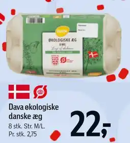 Føtex Dava økologiske danske æg tilbud