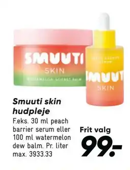 Bilka Smuuti skin hudpleje tilbud