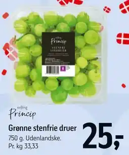 Føtex Grønne stenfrie druer tilbud