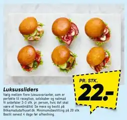 Bilka Luksussliders tilbud
