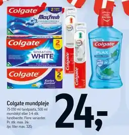 Føtex Colgate mundpleje tilbud