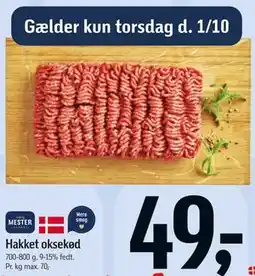 Føtex Hakket oksekød tilbud